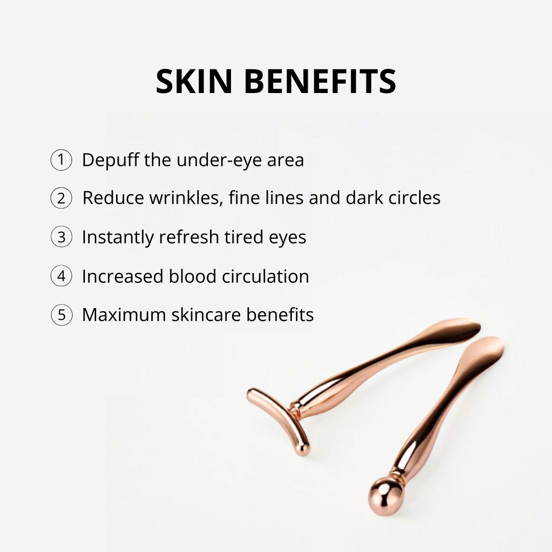 Luxe Metal Eye Massage Wands Set