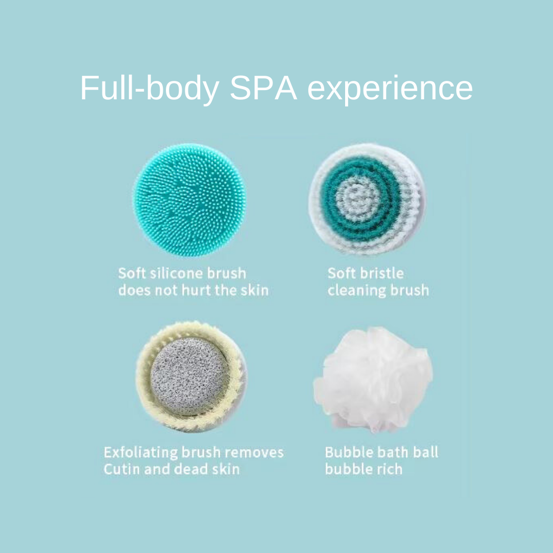4 in 1 Electric Body Scrub and Brush Set