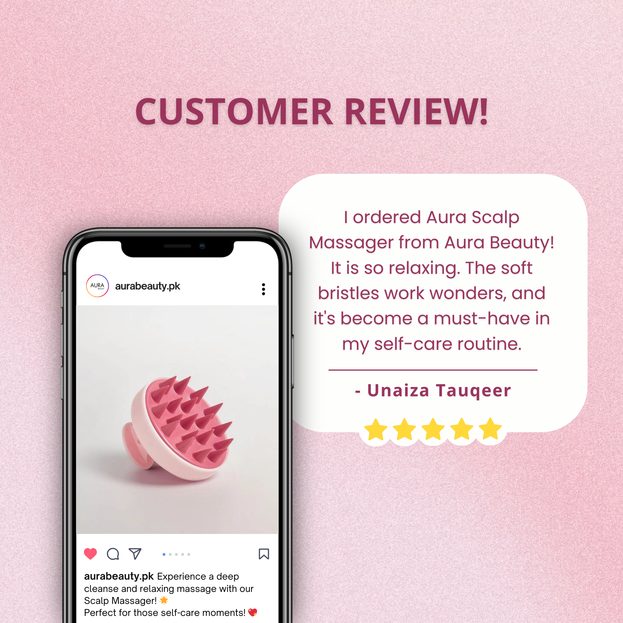 Aura Premium Scalp Massager