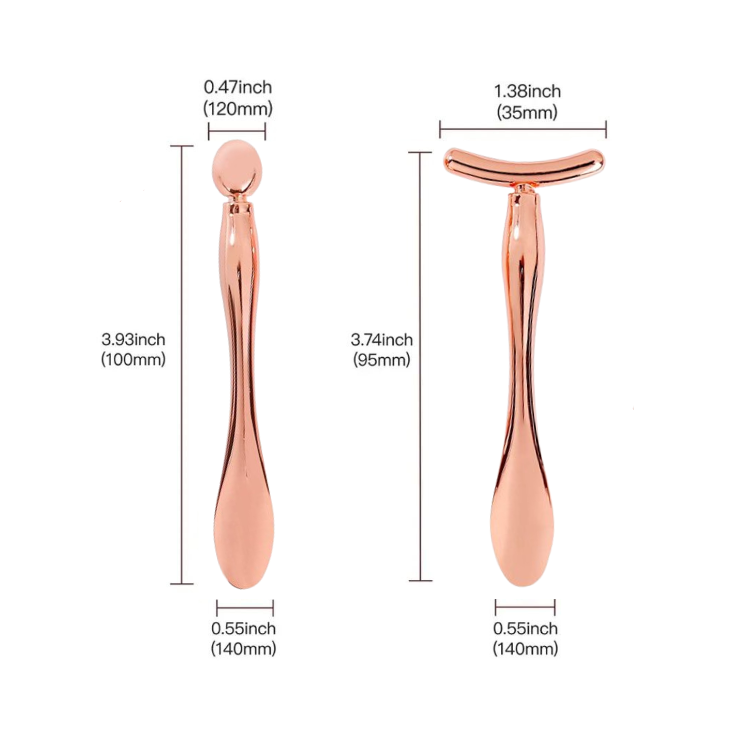 Luxe Metal Eye Massage Wands Set